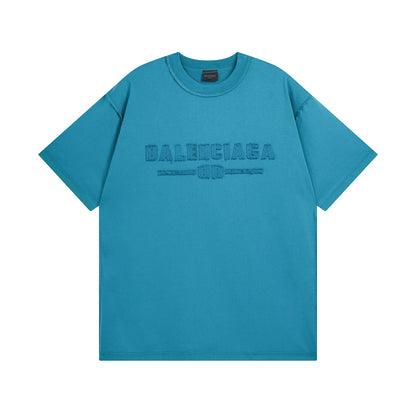 Embroidery wash t-shirt