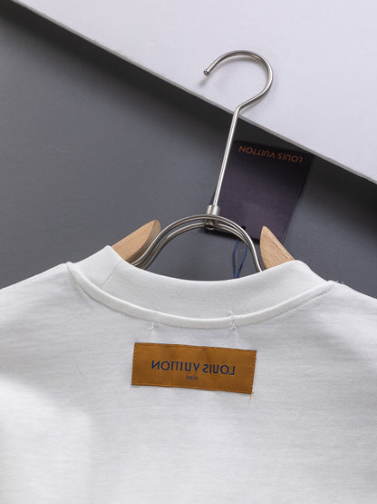 Gradient foam printing t-shirt