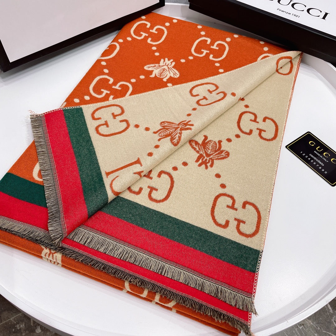 Little Bee Element Thick Cashmere Scarf