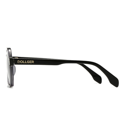 Dollger Hipster Square Full-Rim Sunglasses