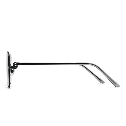 Dollger Square Semi-Rimless Tinted Sunglasses