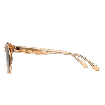 Dollger New Double Brow Bar Design Round Sunglasses