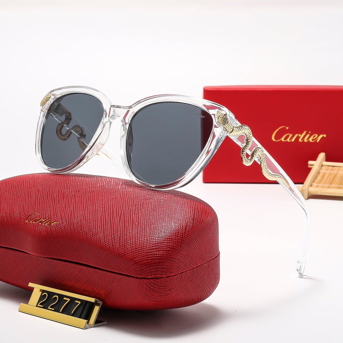 7 colors golden snake logo hot sunglasses