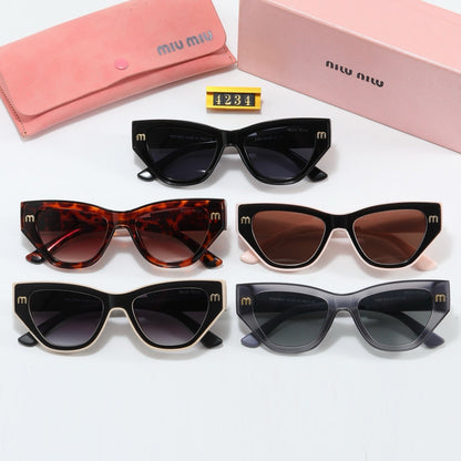 5 colors of fashionable and popular small frame sunglasses 4234
