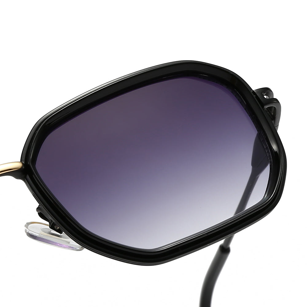 Dollger Retro-Vintage Rectangle Geometric Tinted Sunglasses