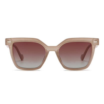 Dollger Wide Thick Square Tinted Sunglasses