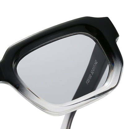 Dollger Acetate Rectangle Full-Rim Tinted Sunglasses