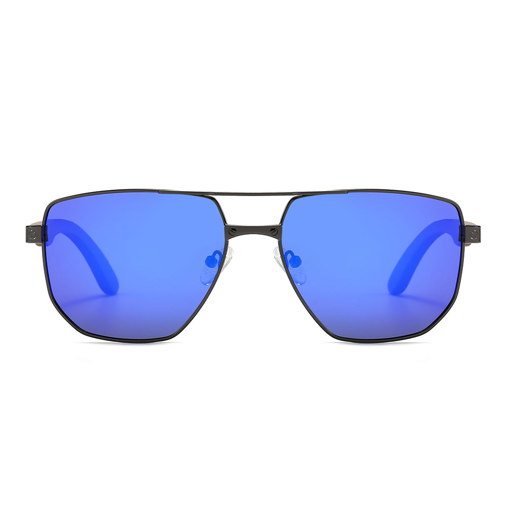 Dollger Wood Vintage Aviator Sunglasses