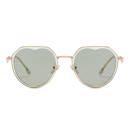 Dollger Gradient Lens  Round Sunglasses
