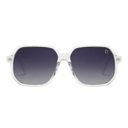 Dollger Hipster Square Full-Rim Sunglasses