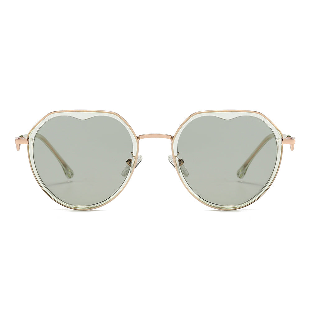Dollger Gradient Lens  Round Sunglasses