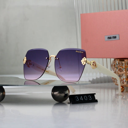 New Frameless Metal Sunglasses