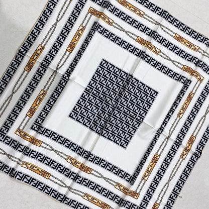 Chain Element Square Scarf