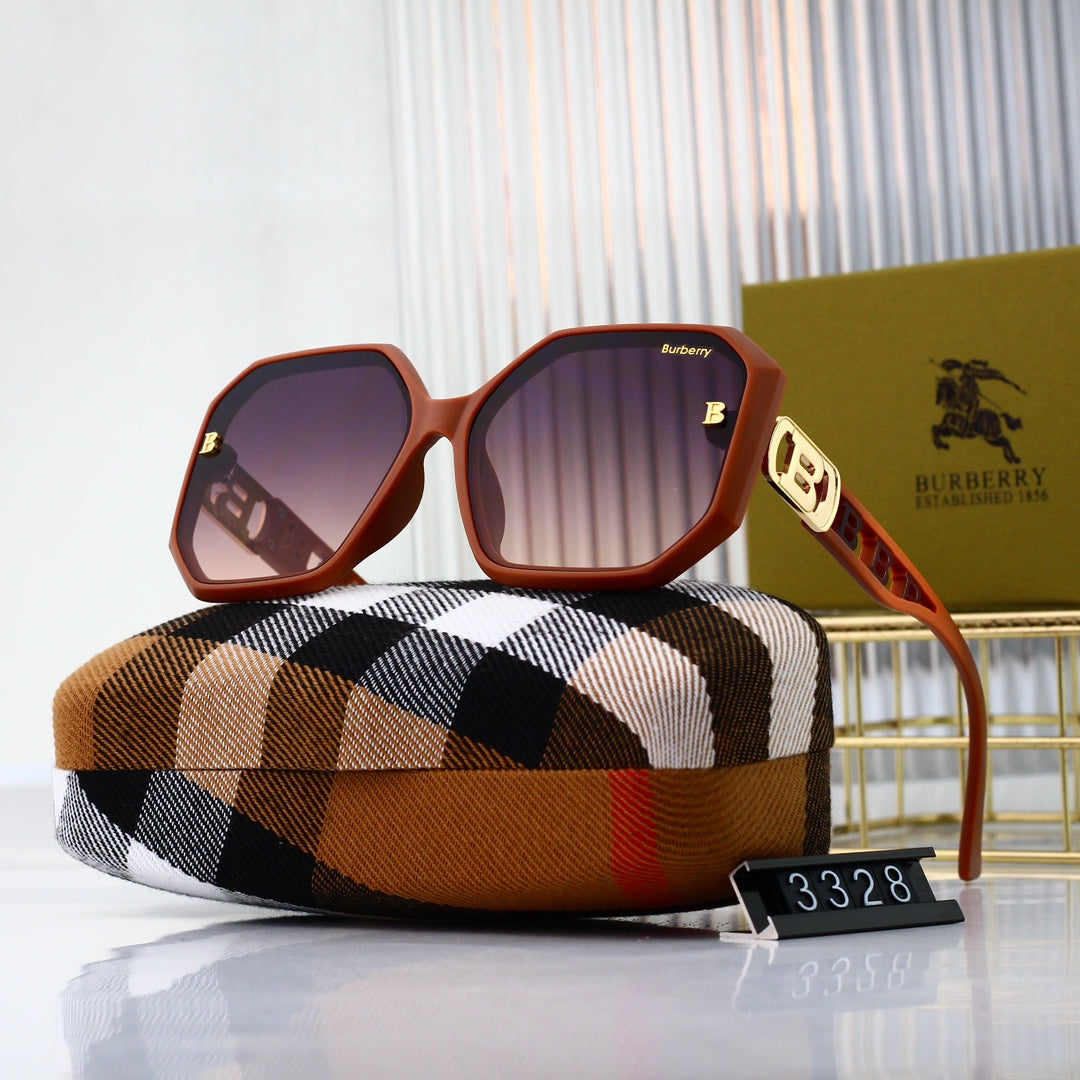 6 colors new prismatic high-definition lens full frame design sunglasses 3328