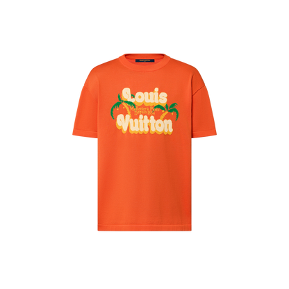 Coconut tree knitwear t-shirt