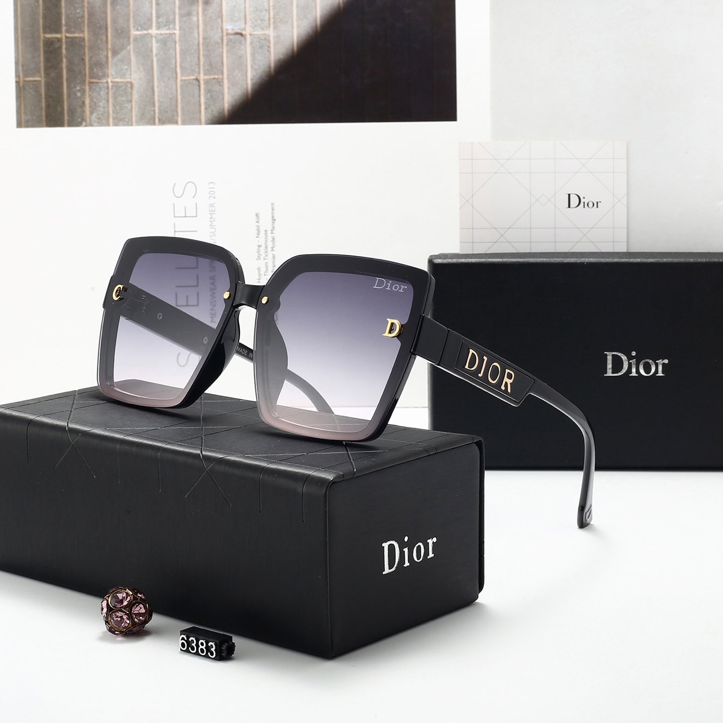 5 colors fashionable thickened beautiful edge high definition gradient color ocean lens series