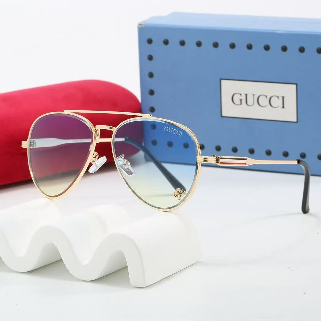 7 Colors Nylon Full Frame Metal Sunglasses