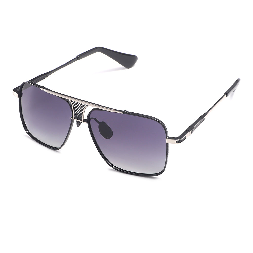 Dollger Square Aviator Metal Sunglasses