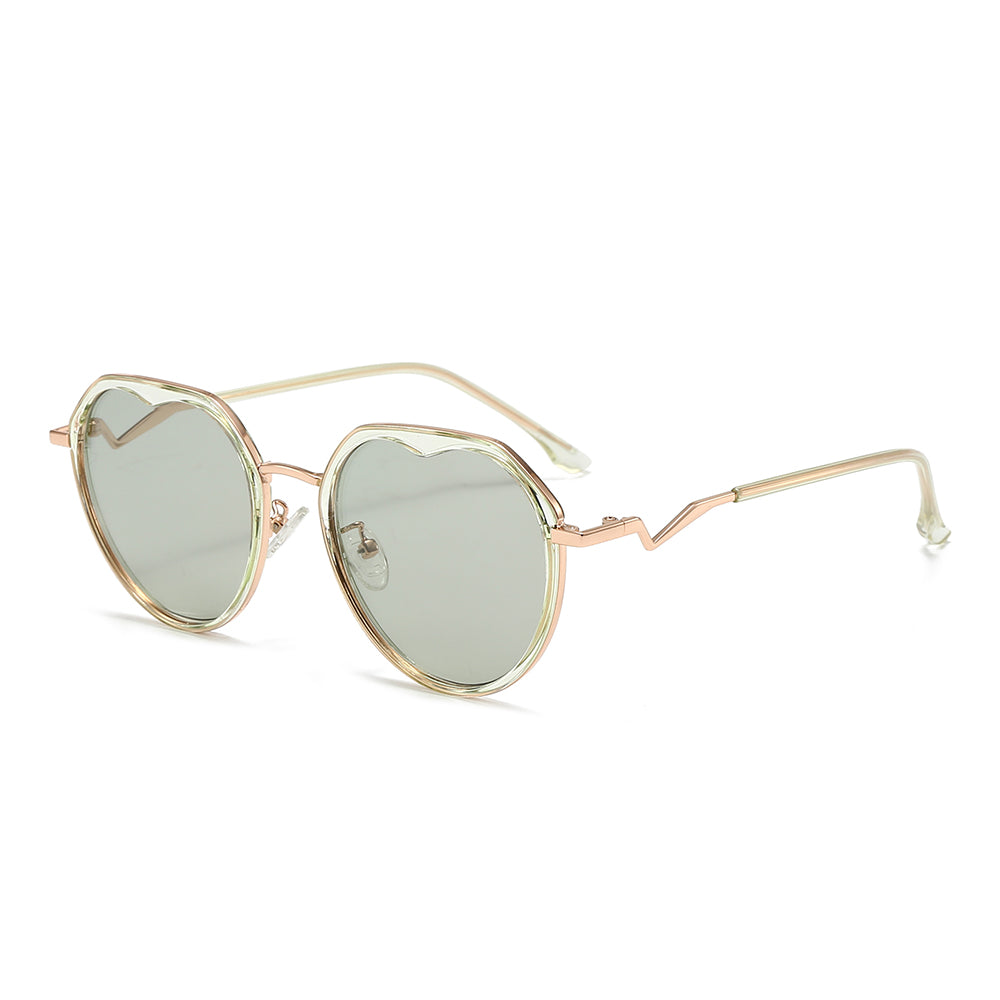 Dollger Gradient Lens  Round Sunglasses