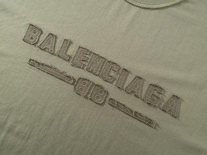 Embroidery wash t-shirt