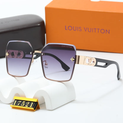 6 Colors Fashion Square Frame Sunglasses 17521