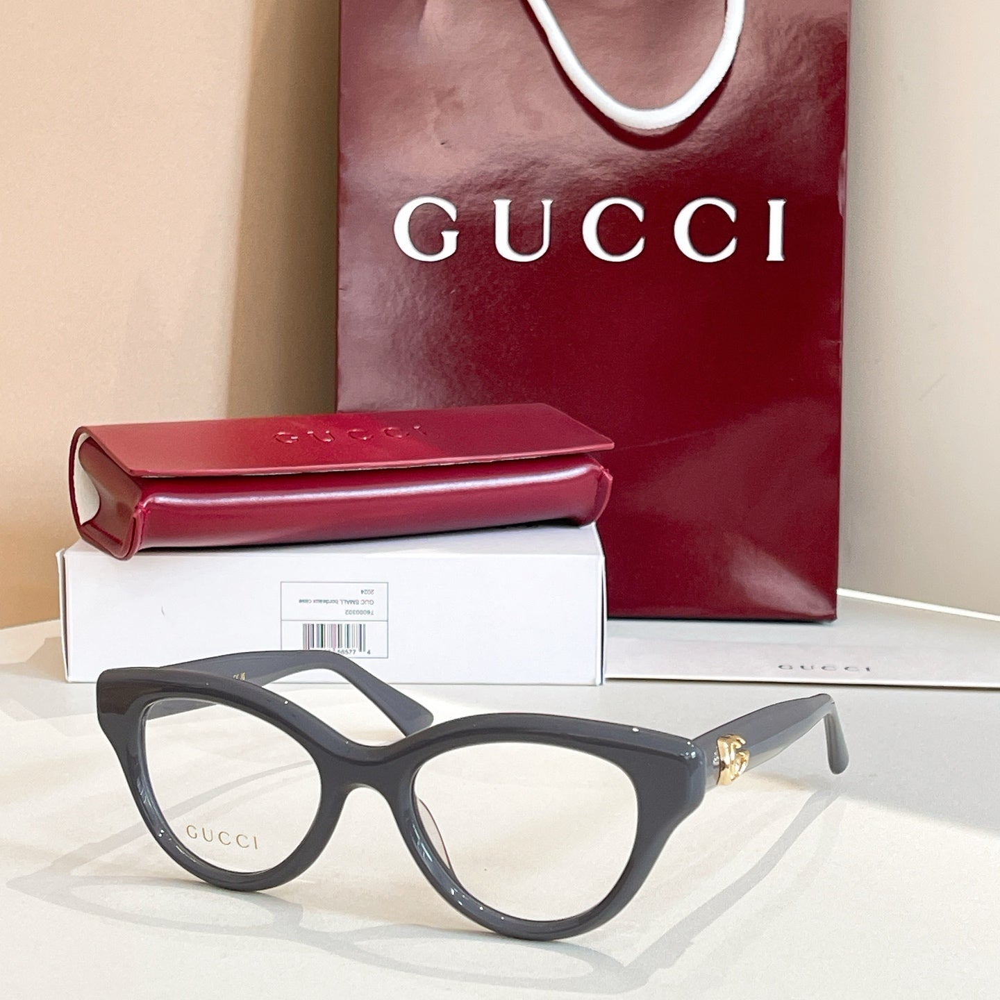 Large frame transparent sunglasses