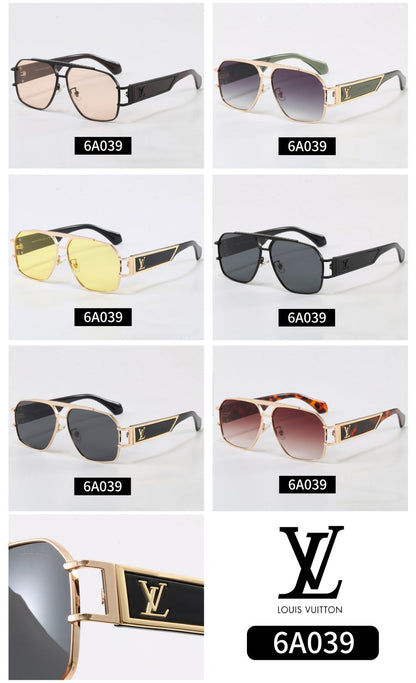 Six Colour Options Sunglasses - 1583