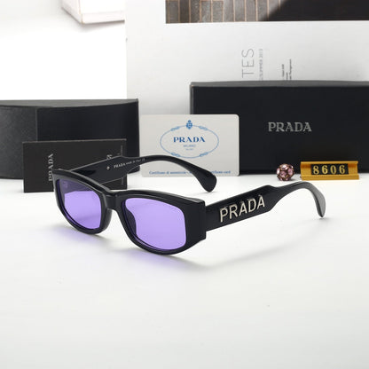 5 colors thin frame sunglasses  8606