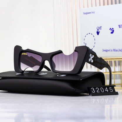 5 colors trendy plain sunglasses  32045