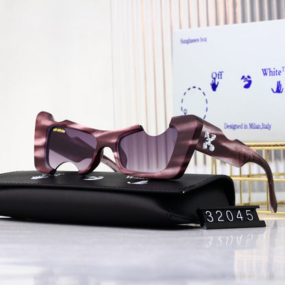 5 colors trendy plain sunglasses  32045