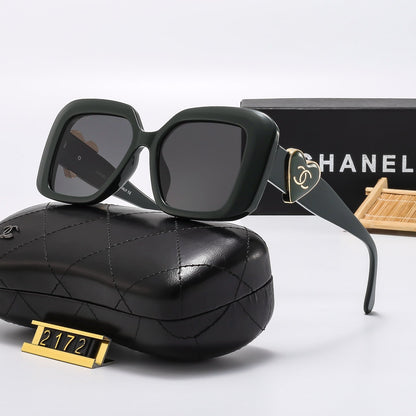 6 Colors Square Frame HD Lens Sunglasses  2172