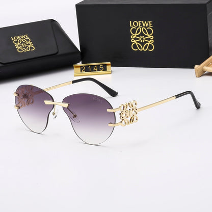 Multicolor trendy plain sunglasses  2145