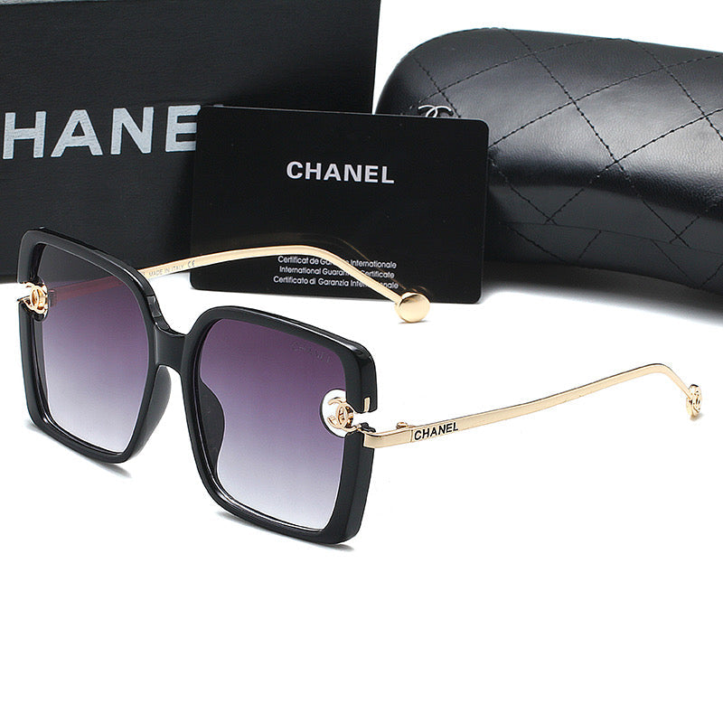 5-color plain sunglasses