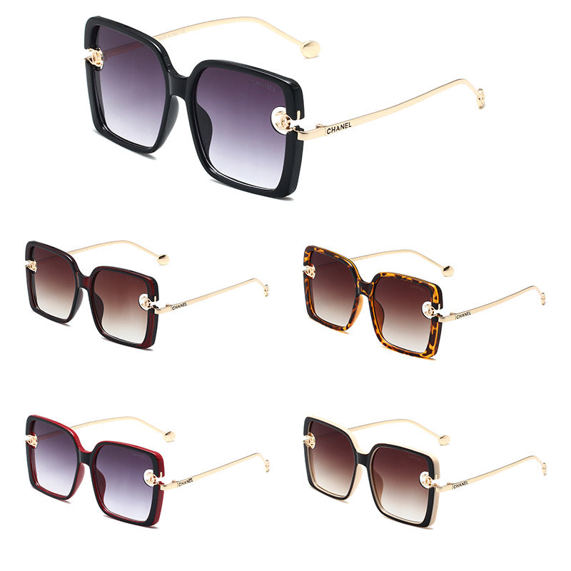 5-color plain sunglasses