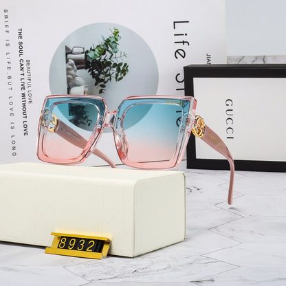 4 Colors Korean Style Large Accessories Fashion Sunglasses 8932