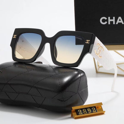 6 Colors Fashion Frame Big LOGO Sunglasses  2892