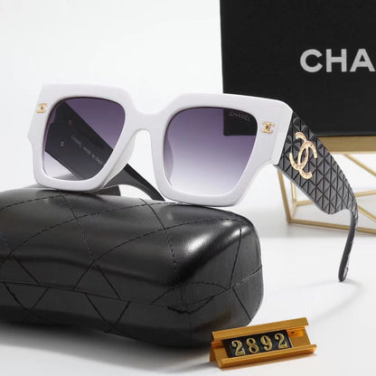 6 Colors Fashion Frame Big LOGO Sunglasses  2892
