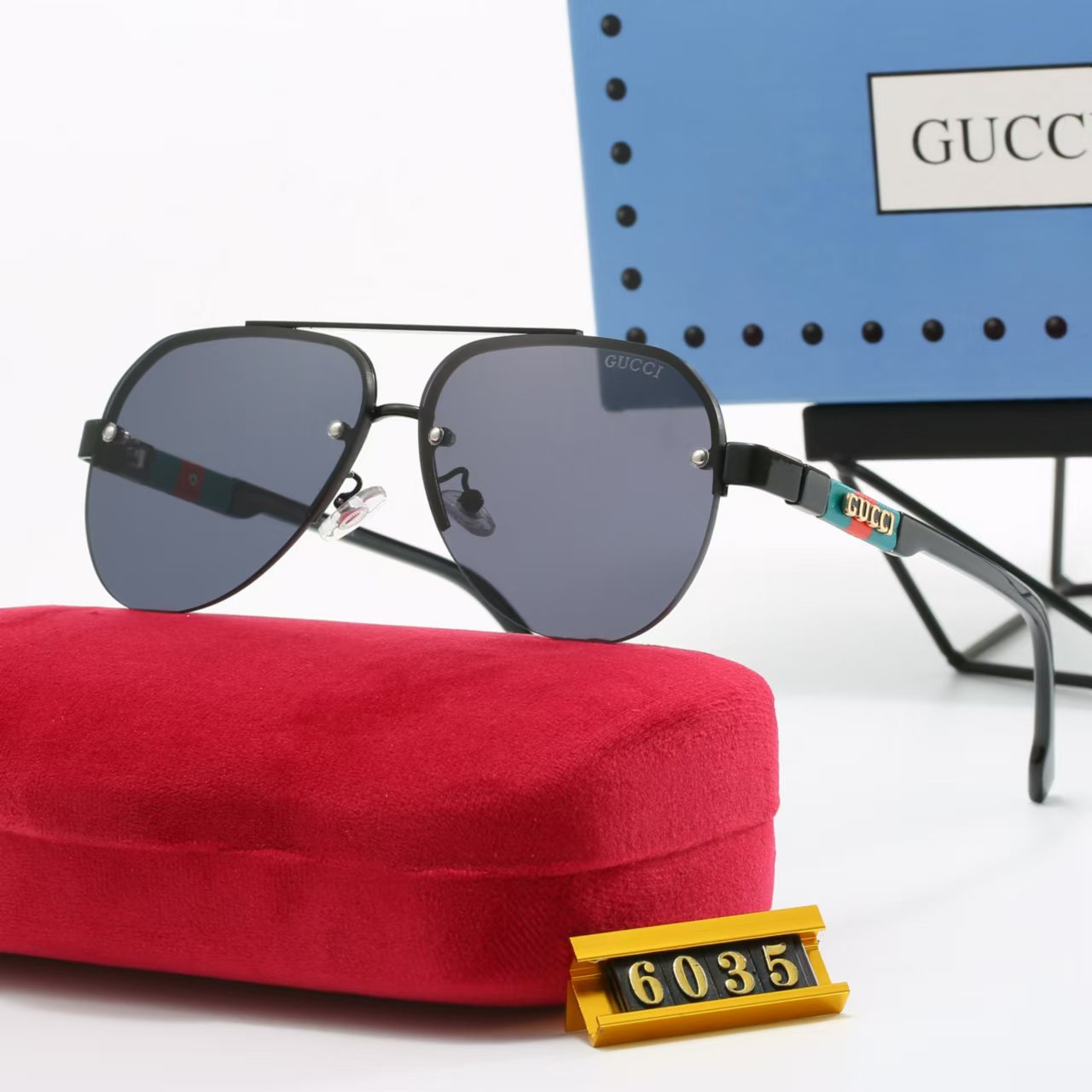 7 colors plain sunglasses 6035