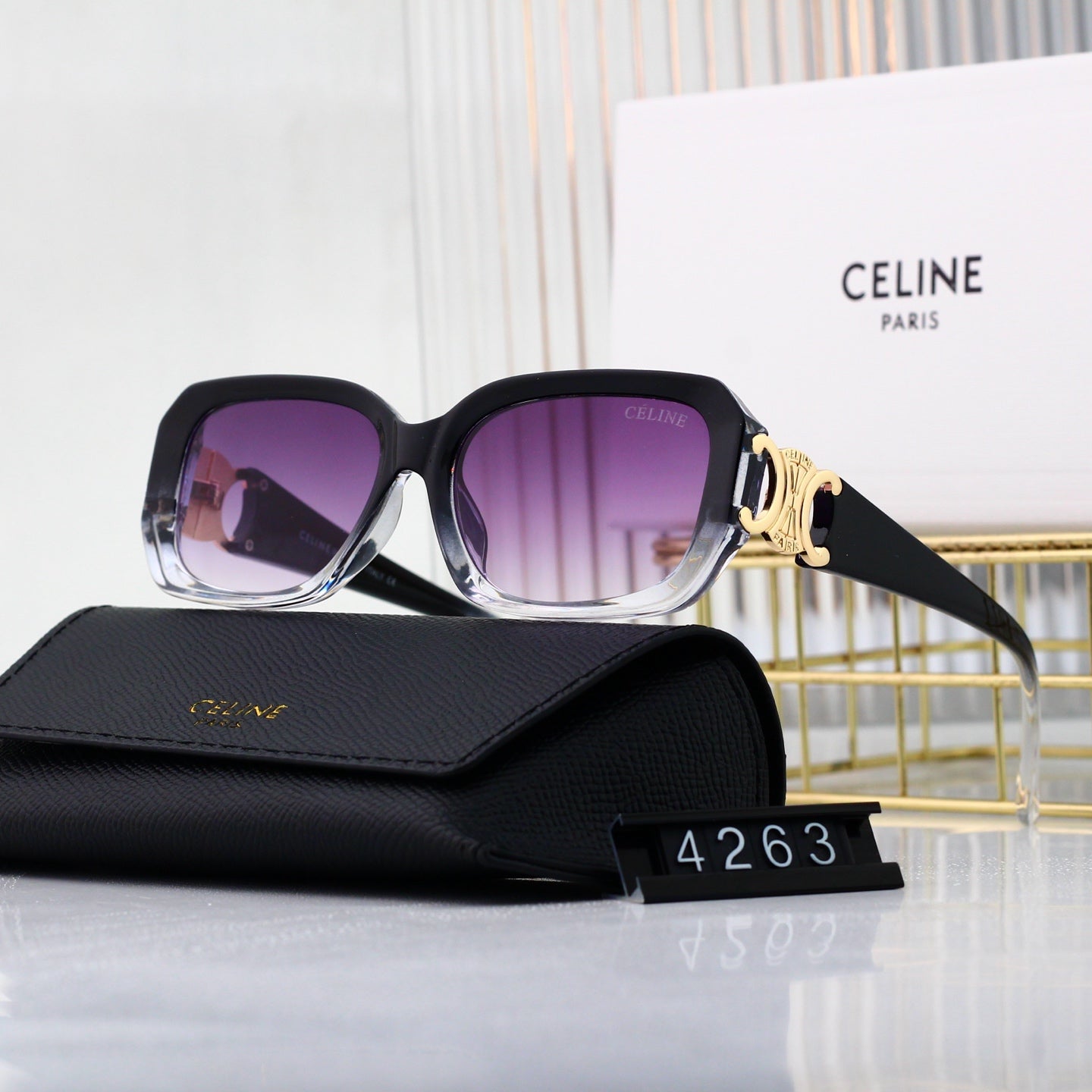 5 Color Trendy Fashion Sunglasses 4263