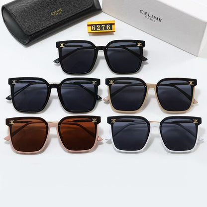 5 Colors Fashion Metal Temple Sunglasses  6276