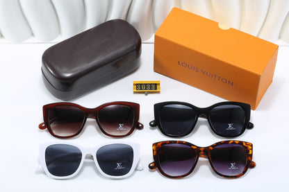 4 Color Trendy Sunglasses  3033