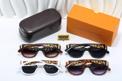 4 Color Trendy Sunglasses  3033
