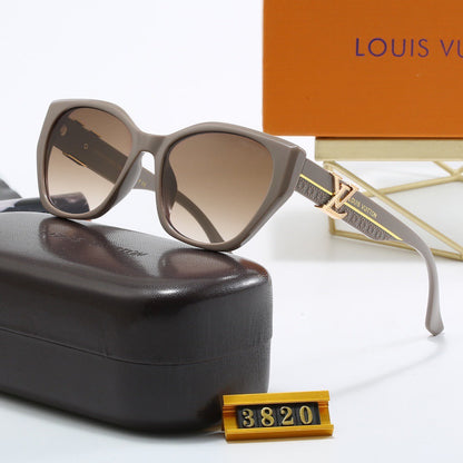 5-color Polaroid nylon HD lenses Full frame sunglasses 3820