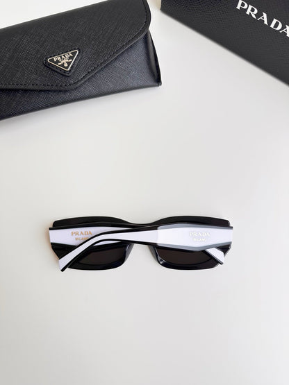4 colors polygonal square frame sunglasses P00090