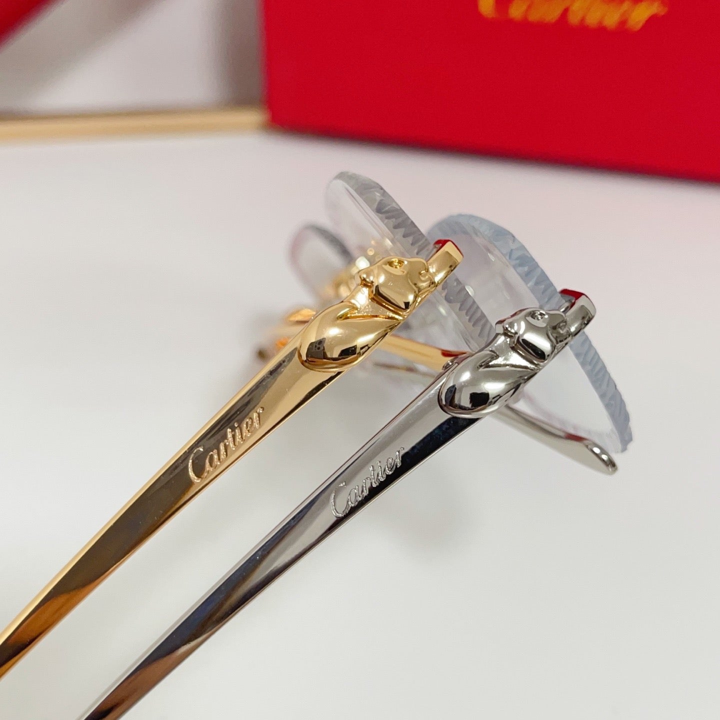 Black Panther series diamond cut lenses will change color under ultraviolet light