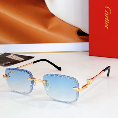 2025 new diamond-cut sunglasses, no UV discoloration