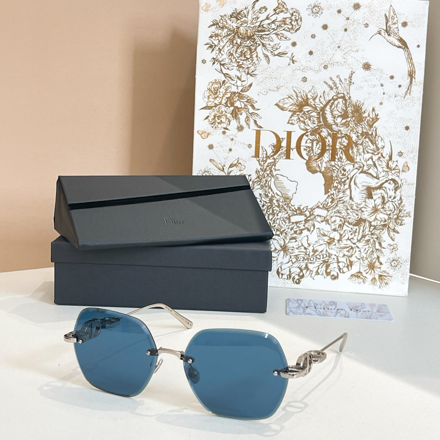 7 colors frameless sunglasses