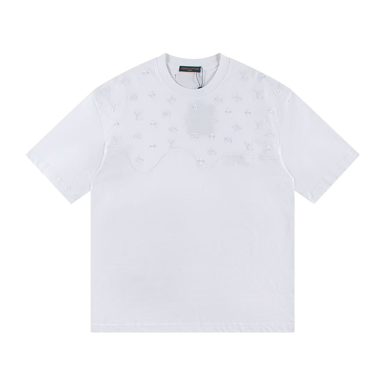 New embroidery splicing t-shirt