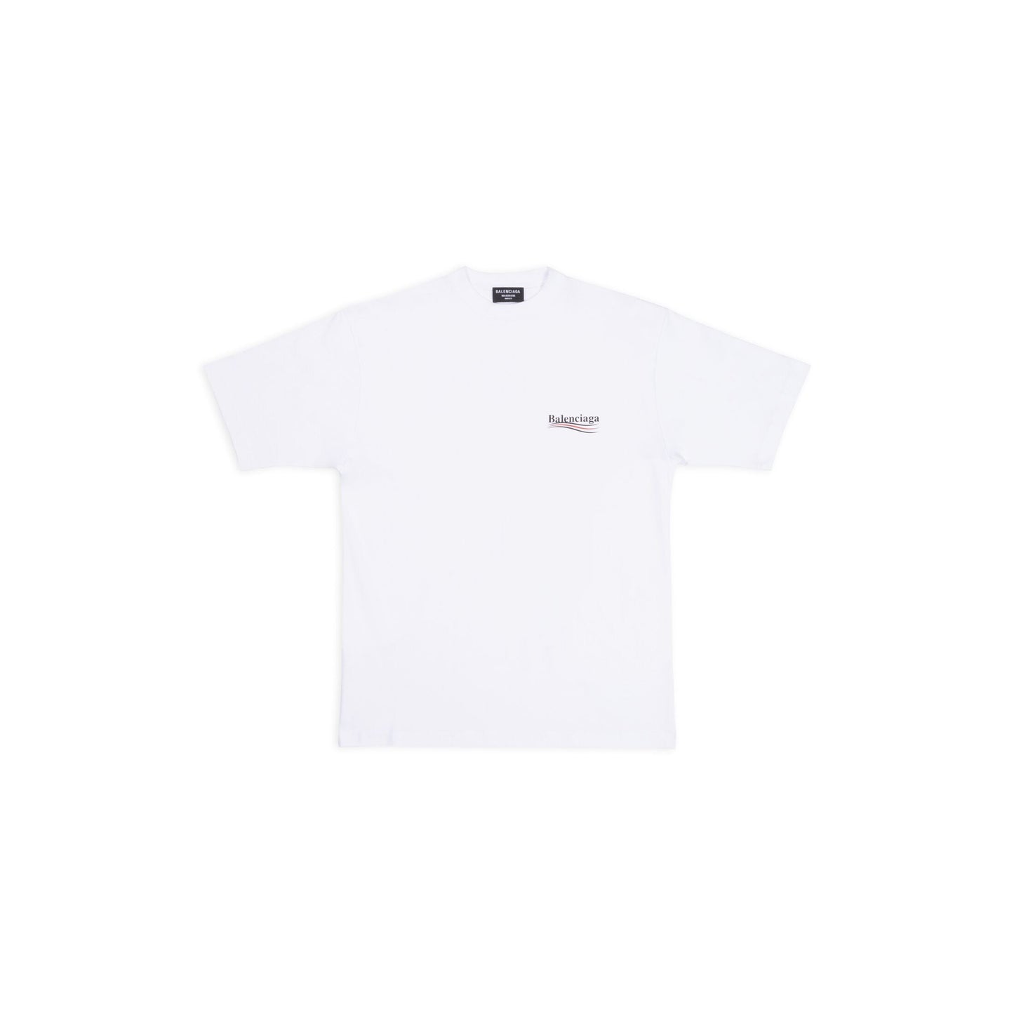 Classic round collar cotton embroidery t-shirt