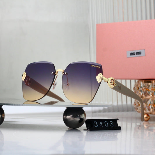 New Frameless Metal Sunglasses